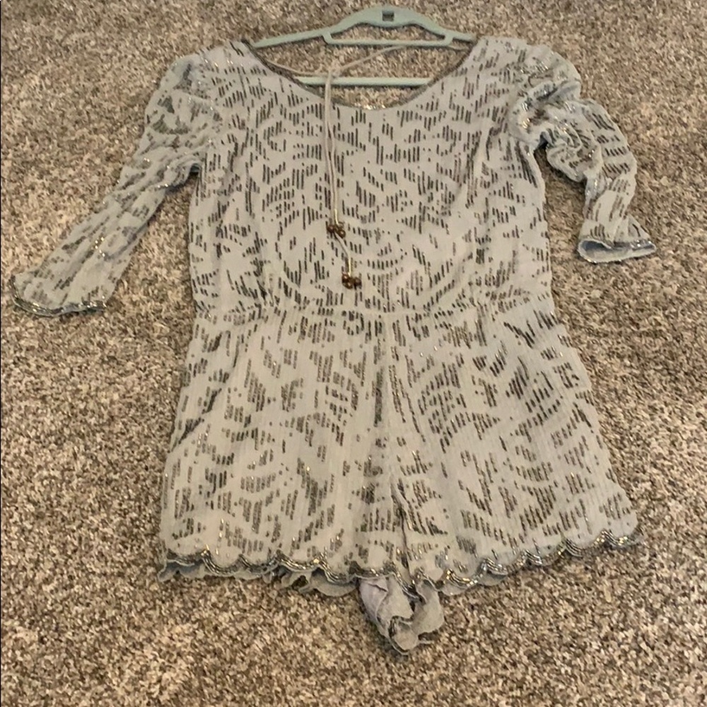 Beaded romper